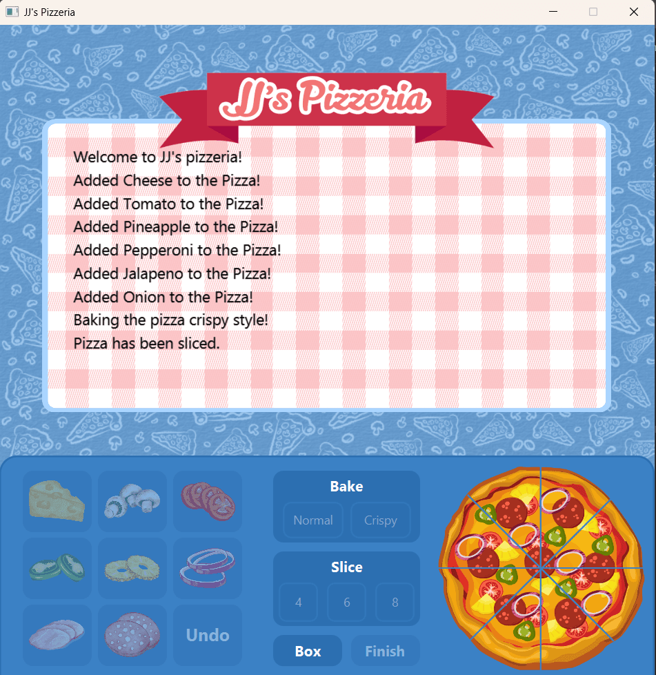 Pizzeria Game